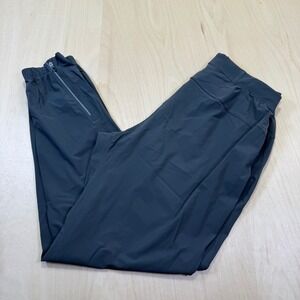 Lululemon Surge Jogger Men M Gray Running Athletic Zip Ankles/Pockets Reflective